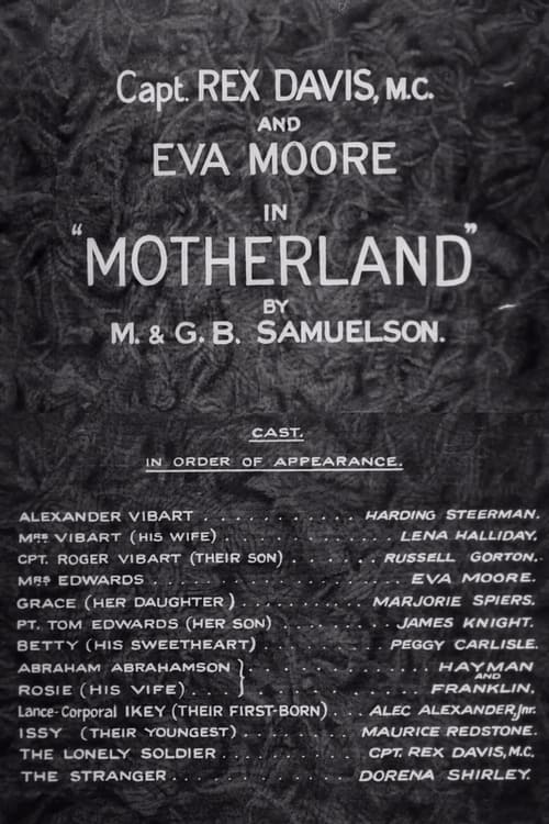 Motherland movie poster