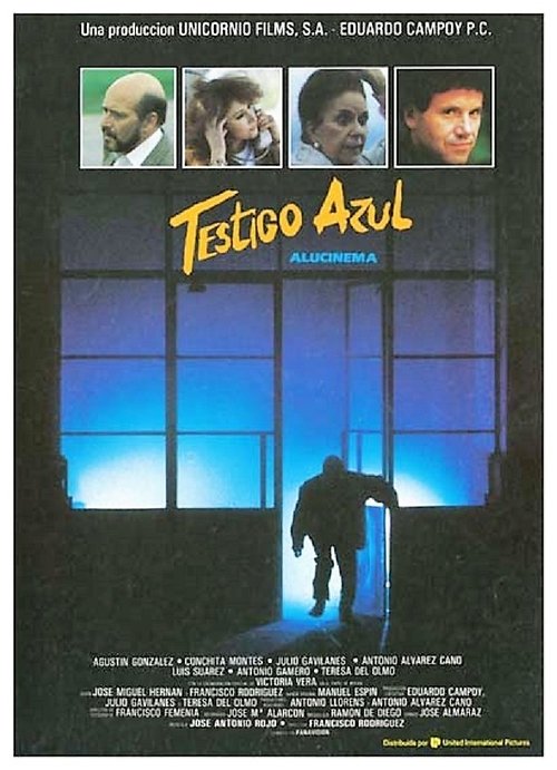 Testigo azul movie poster