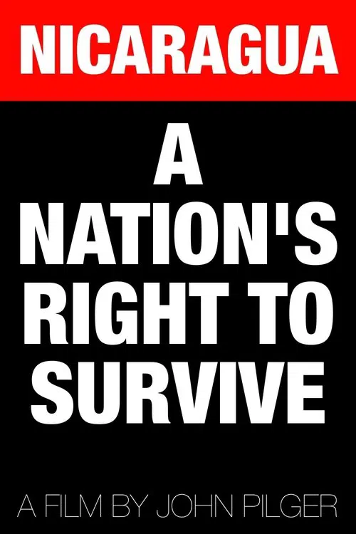 Nicaragua: A Nation's Right to Survive movie poster