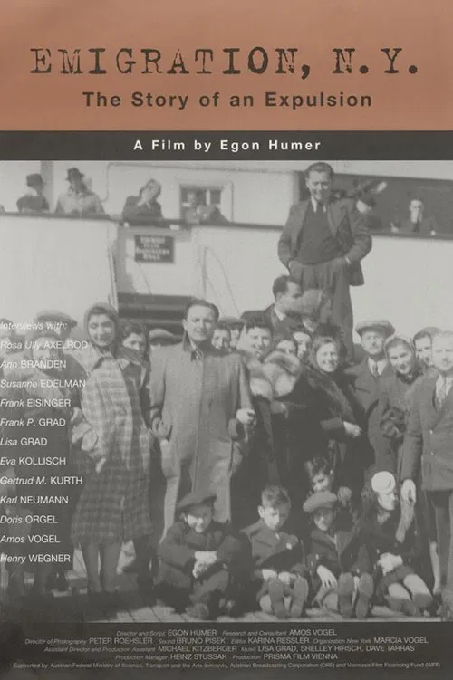 Emigration N.Y. movie poster