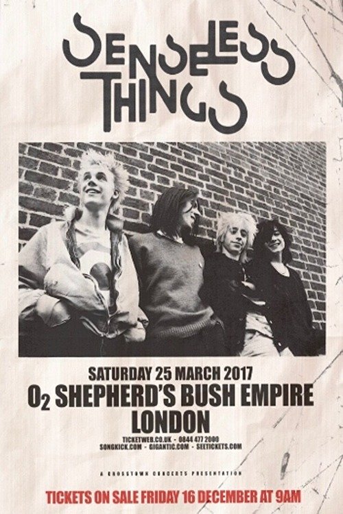 Senseless Things: Live at Shepherd's Bush Empire! movie poster