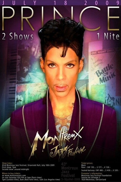 Prince: Montreux Like Jazz movie poster