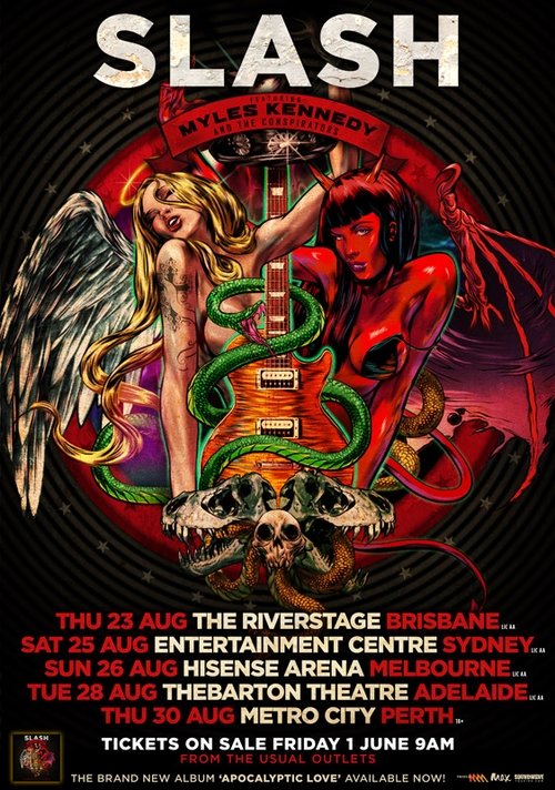 Slash ft. Myles Kennedy and The Conspirators - Live at Sydney movie poster