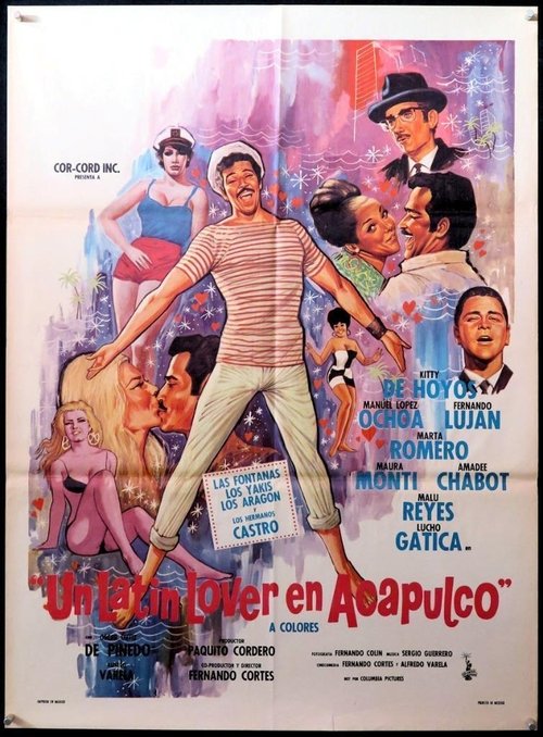 Un Latin lover en Acapulco movie poster