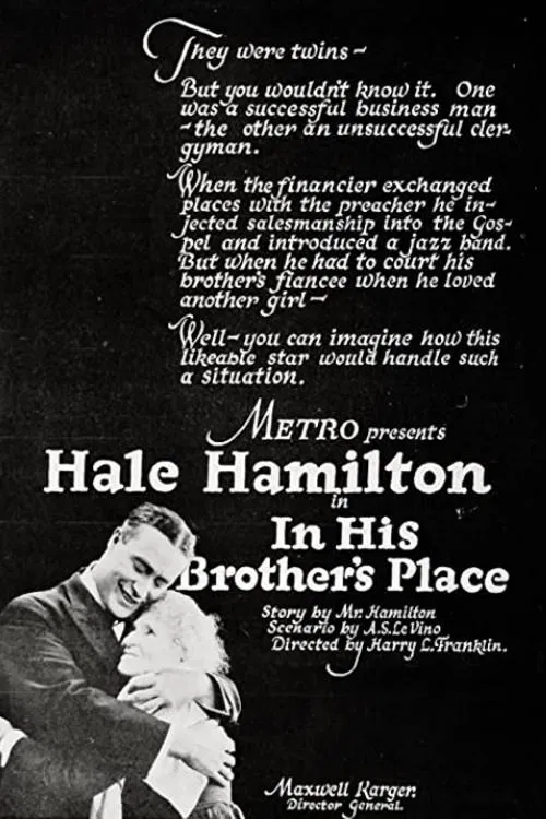 In His Brother's Place movie poster