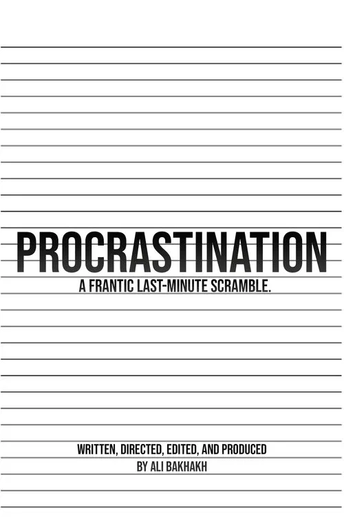 Procrastination movie poster
