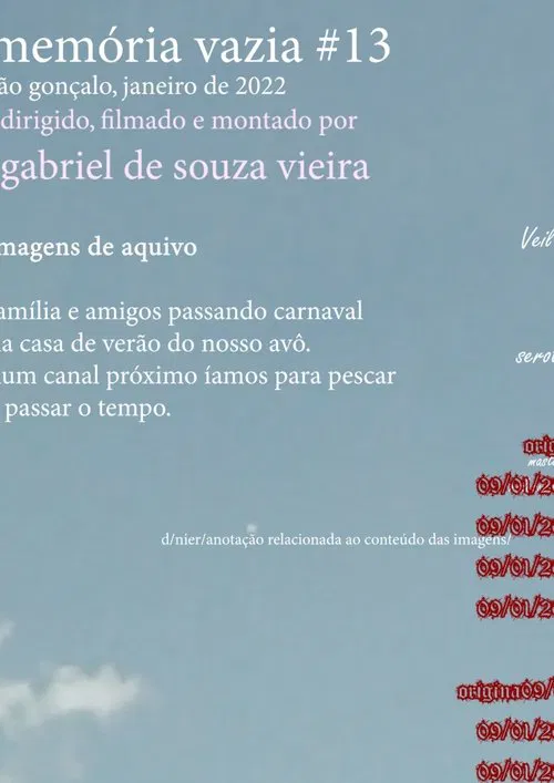 memoria vazia #13 movie poster