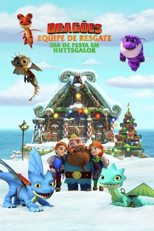 Poster do filme Dragões: Equipe de Resgate: Dia de festa em Huttsgalor