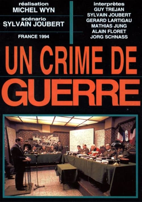 Poster do filme Un crime de guerre