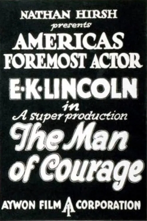 The Man of Courage movie poster