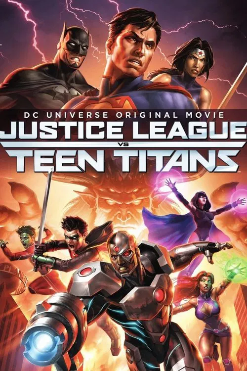 Justice League vs. Teen Titans movie poster
