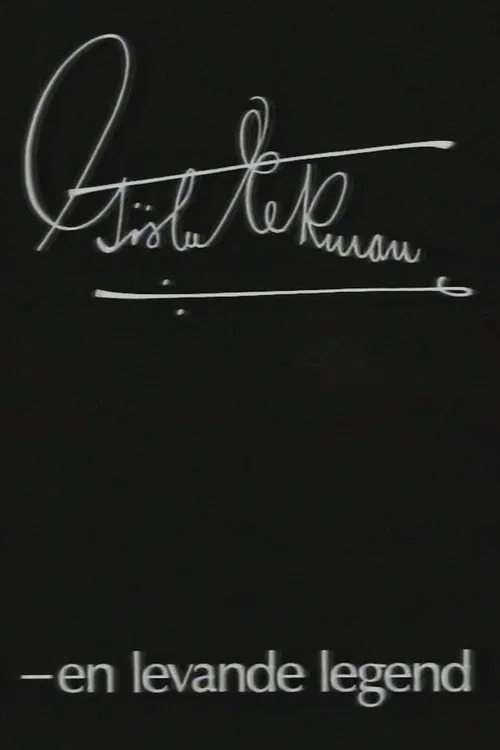 Gösta Ekman - En levande legend movie poster