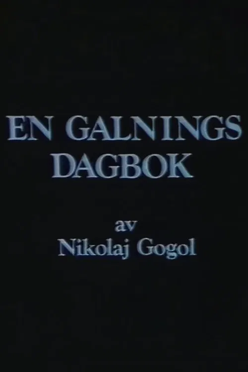 En Galnings Dagbok movie poster