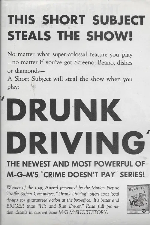 Drunk Driving movie poster