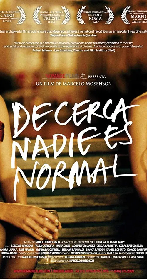 De cerca nadie es normal movie poster