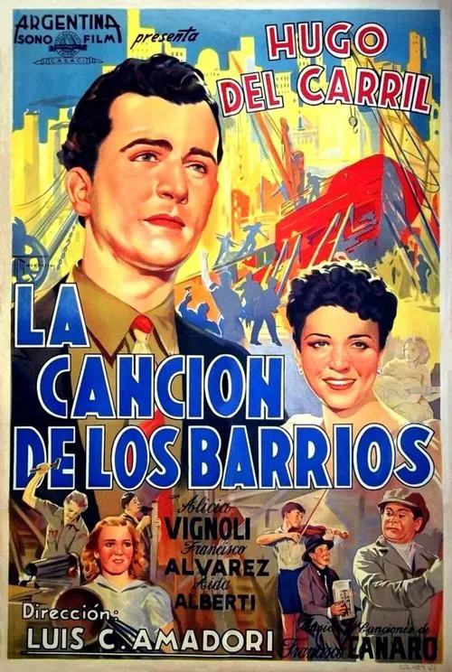 La canción de los barrios movie poster