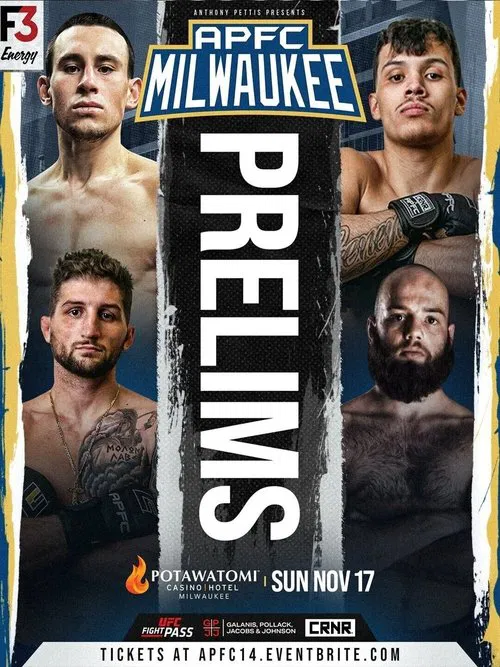 Anthony Pettis FC 14: Milwaukee Fight Night 6 movie poster
