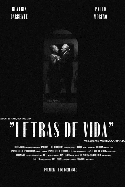 Letras de vida movie poster