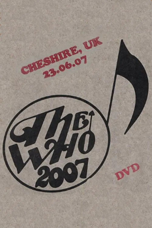 Poster do filme The Who: Cheshire 6/23/2007