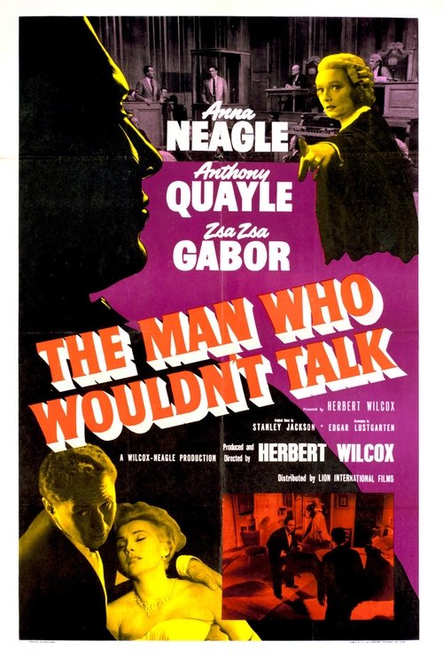 The Man Who Wouldn't Talk movie poster