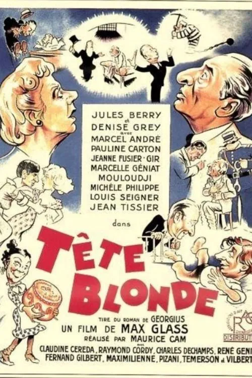 Tête blonde movie poster