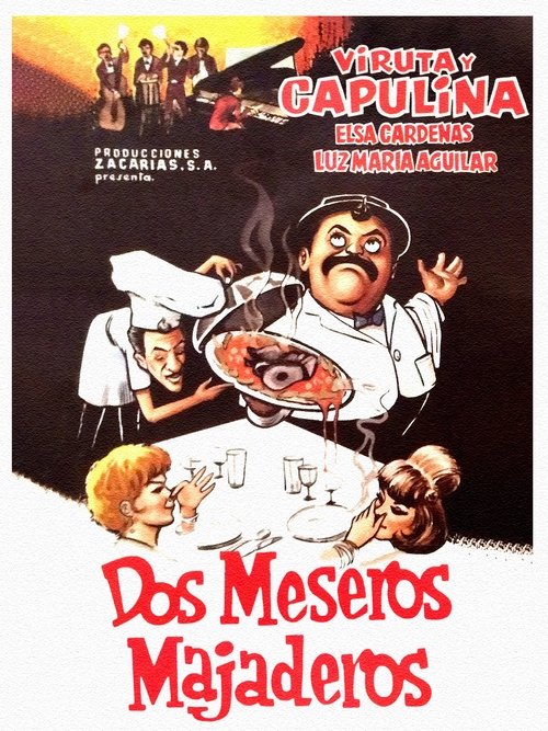 Dos meseros majaderos movie poster