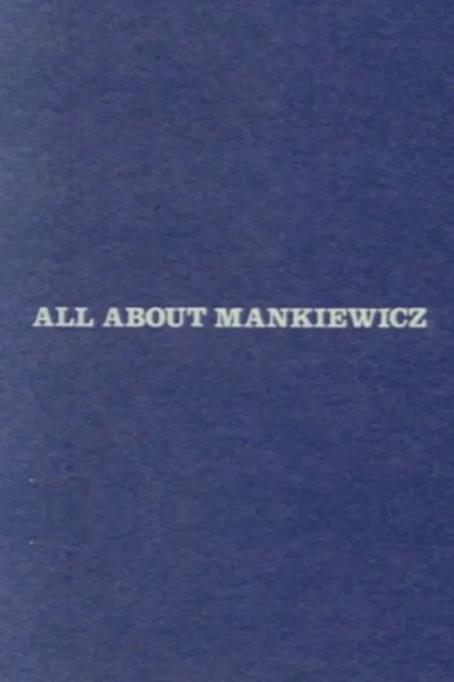 Poster do filme All About Mankiewicz