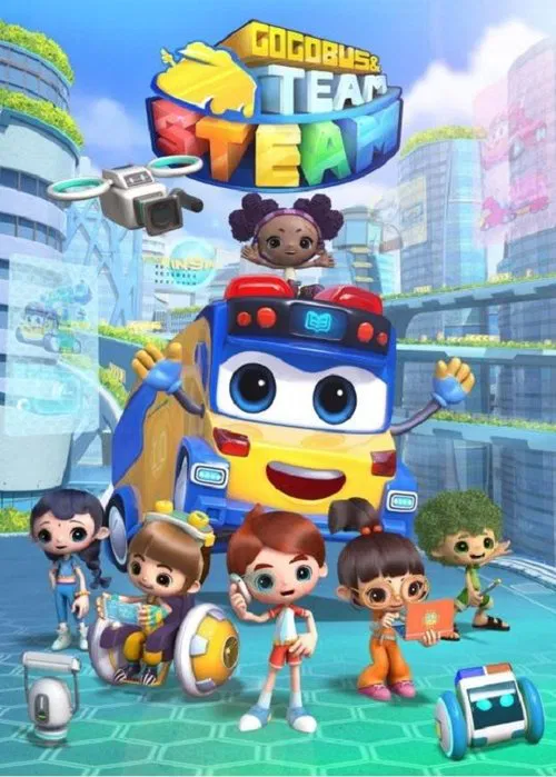 GoGoBus and TeamSteam tv show poster