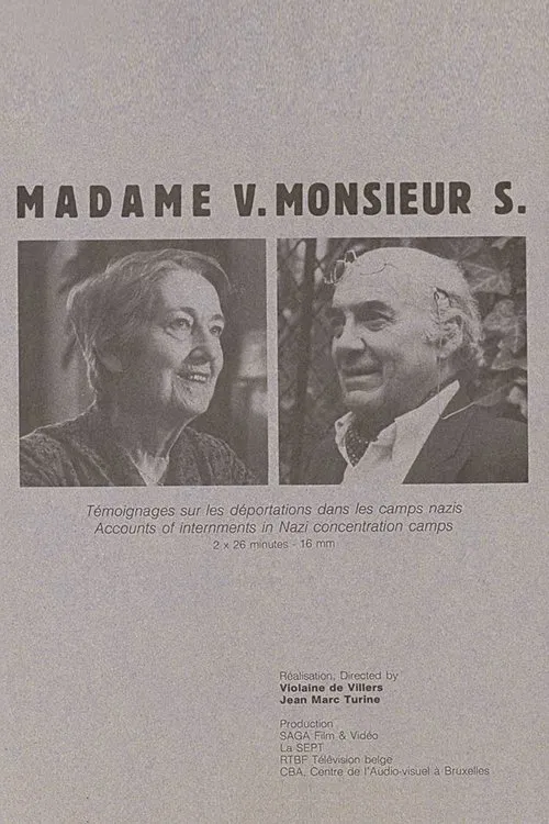 Madame V. Monsieur S. movie poster
