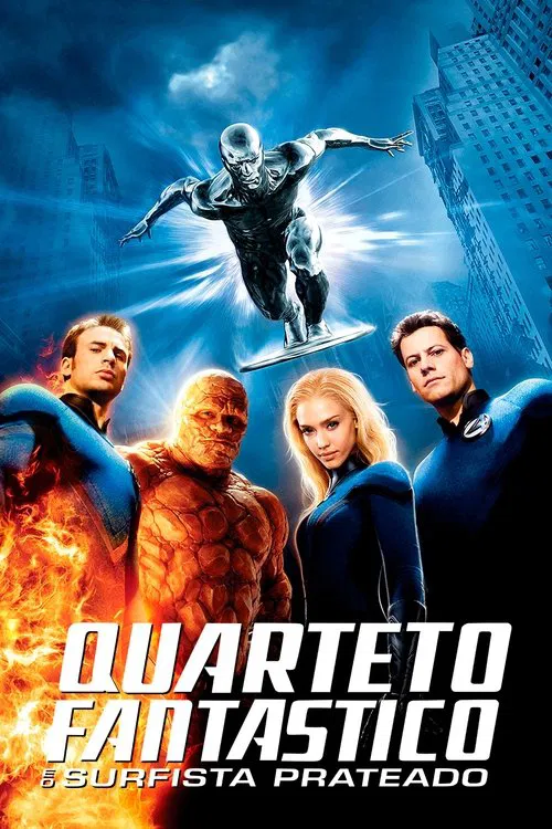 Poster do filme Quarteto Fantástico e o Surfista Prateado