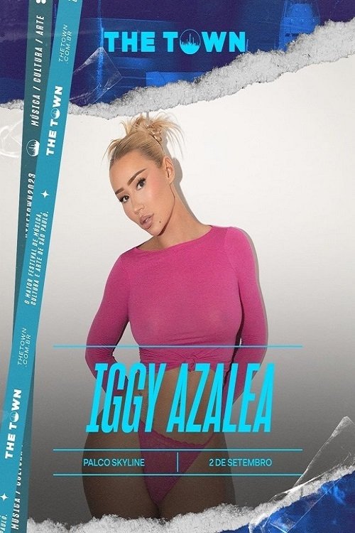 Iggy Azalea - The Town 2023 movie poster