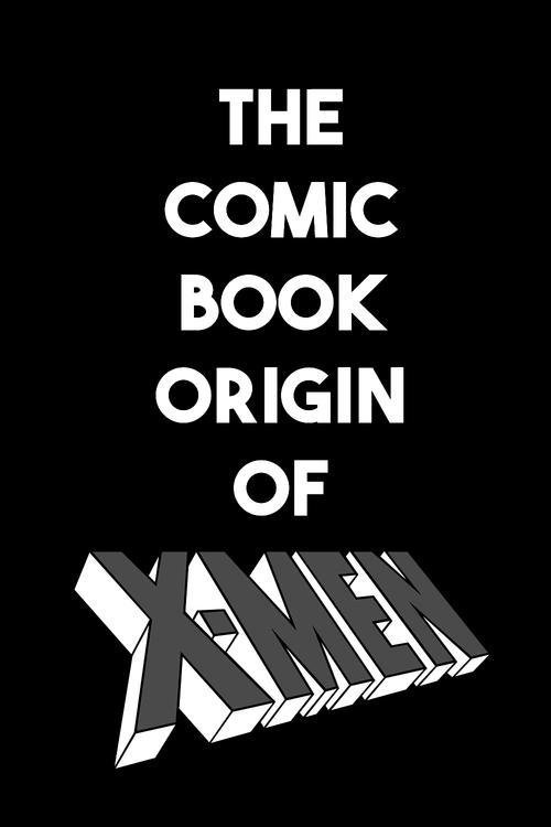 Generation X: The Comic Book Origin of X-Men movie poster