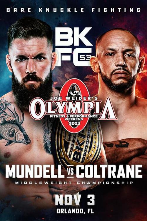 Poster do filme BKFC 53: Mundell vs Coltrane