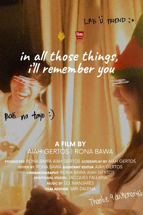 In All Those Things I'll Remember You movie poster