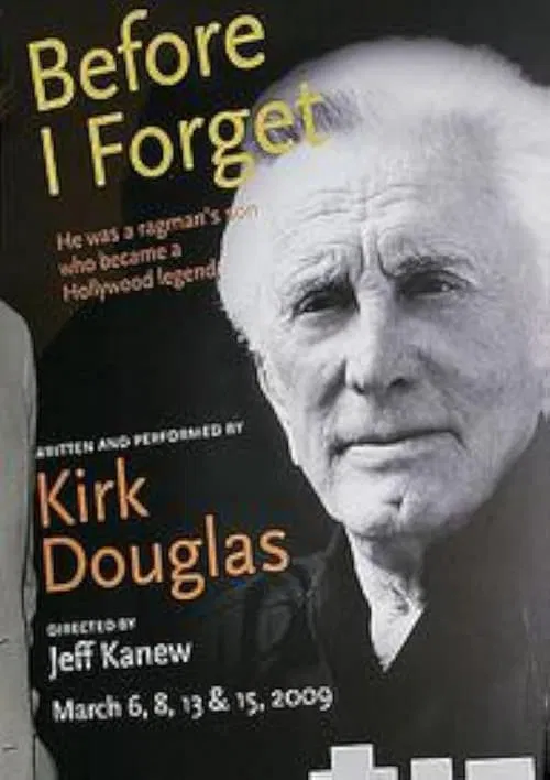 Kirk Douglas: Before I Forget movie poster