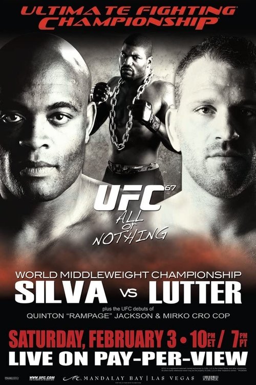 UFC 67: All or Nothing movie poster