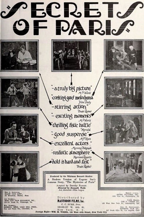 Secrets of Paris movie poster