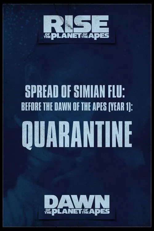 Spread of Simian Flu: Before the Dawn of the Apes (Year 1) movie poster