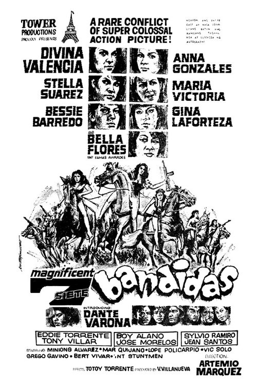 Magnificent Siete Bandidas movie poster