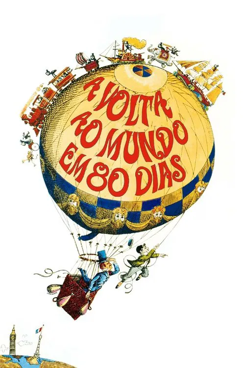 Poster do filme A Volta ao Mundo em Oitenta Dias