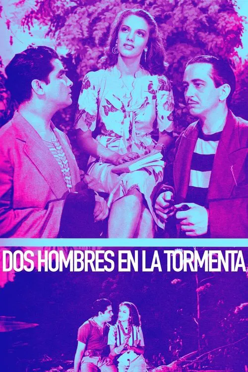 Dos hombres en la tormenta movie poster