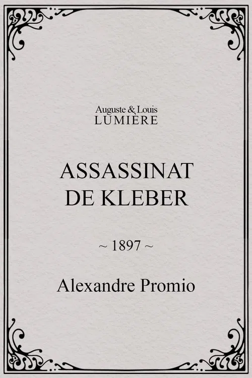 Assassinat de Kleber movie poster