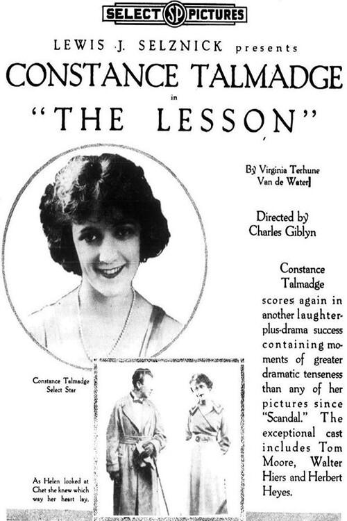 The Lesson movie poster