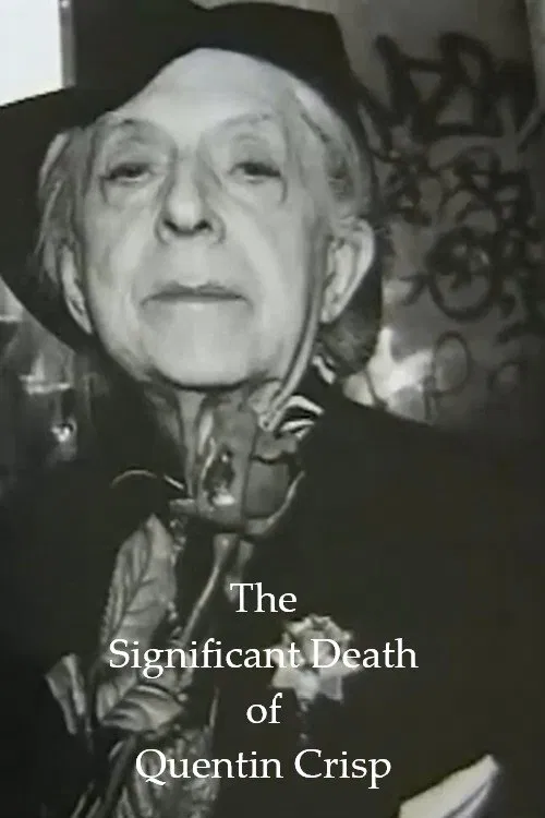 The Significant Death of Quentin Crisp movie poster