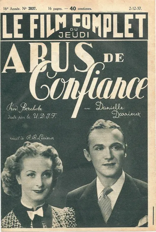 Abused Confidence movie poster
