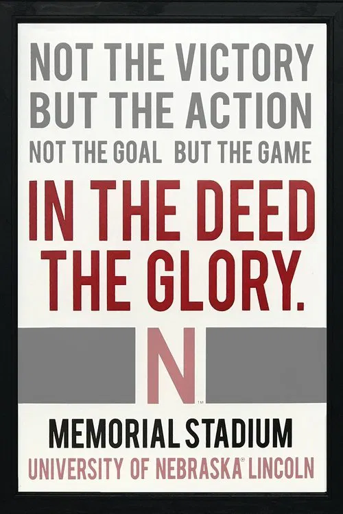 Poster do filme In the Deed the Glory: Memorial Stadium