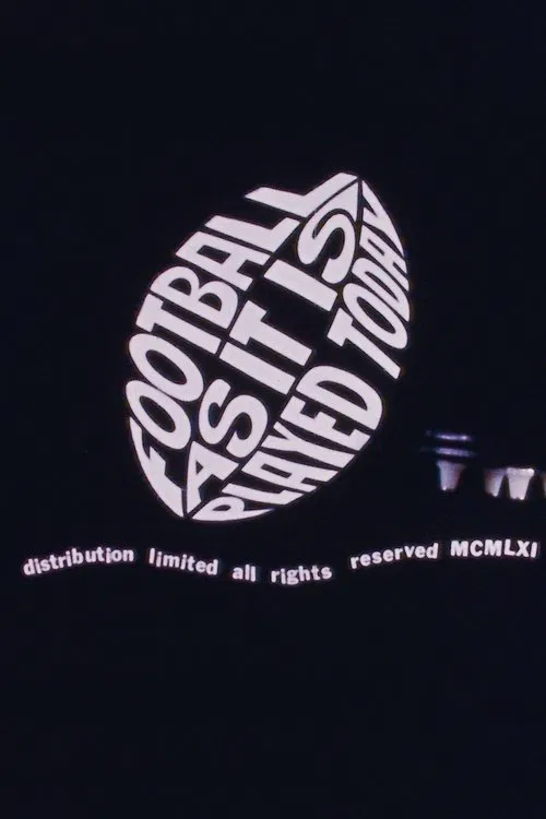 Football as It Is Played Today movie poster