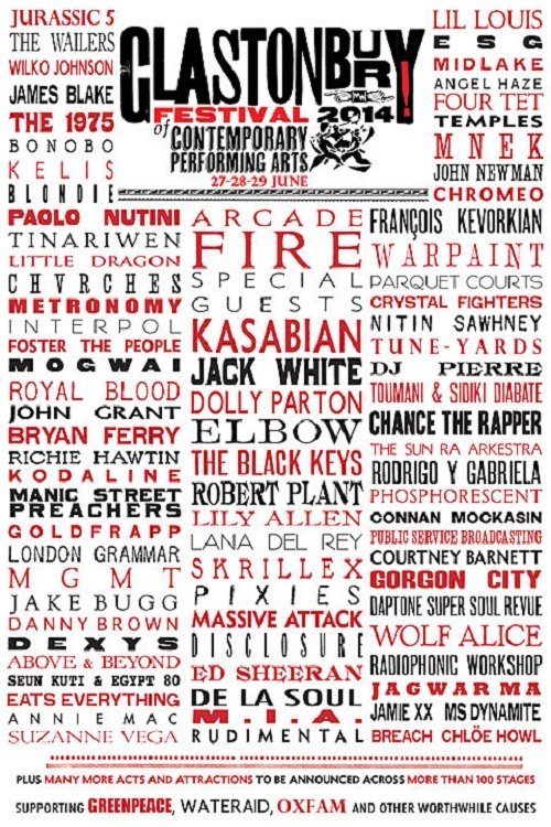 Jack White - Glastonbury movie poster