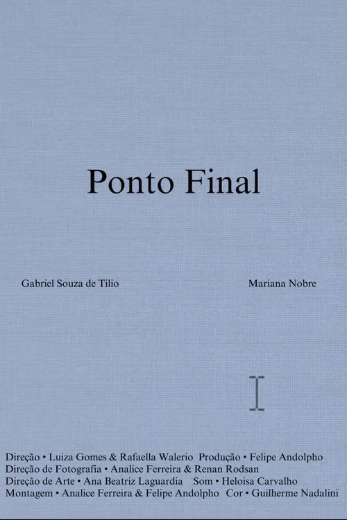 Ponto Final movie poster
