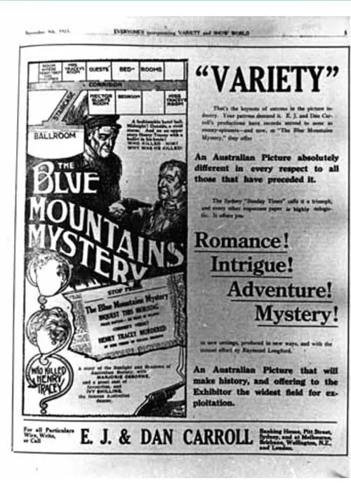 Poster do filme The Blue Mountains Mystery